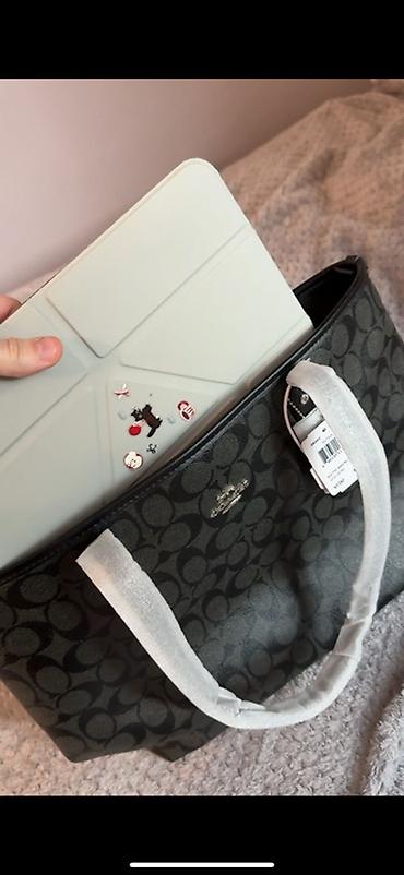 tote bag: Coach New York qolbaqlı tote çanta. A-Klass Premium keyfiyyət.🌟🌟🌟🌟🌟 — 6