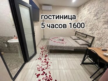 сдаю квартиру 2 к студ центр новый ремонт в квартире имеется все необходимое район панфиловабоконбаева: 1 комната, Бронь, Бытовая техника, Домофон