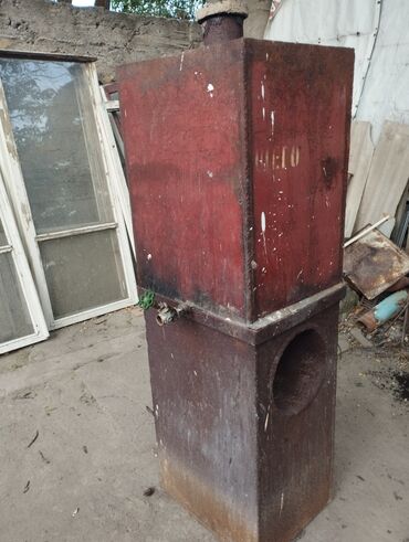 бу буйумдар: Печка для бани металл толстый находится в Карабалте