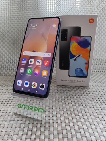 drzac za mobilni: Xiaomi Redmi Note 11 Pro, 128 GB, bоја - Crna, Otisak prsta, Dual SIM, Face ID