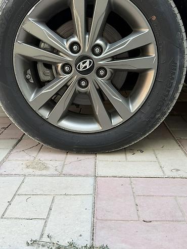 santa fe 2008: Hyundai orijinal yüngül lehimli disklər və şinlər dəsti - Markalı — 3