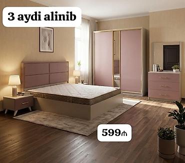 ikinci el cadır: 599₼ YATAQ DƏSTİ 3 aydi alinib Matrası kilonkasl təzə acılıb Baza — 1