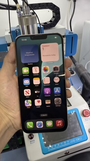 купить китайский айфон 13 про макс: IPhone 13 Pro Max, Колдонулган, 256 ГБ, Алтын, 100 %