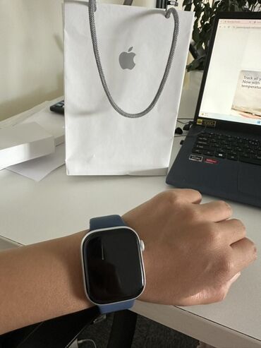 купить ми бенд 8: Смарт-часы Apple Watch Series 10 с корпусом 46 мм серебристого цвета и