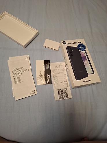 Samsung: Samsung Galaxy A55, Б/у, 256 ГБ, цвет - Черный — 2