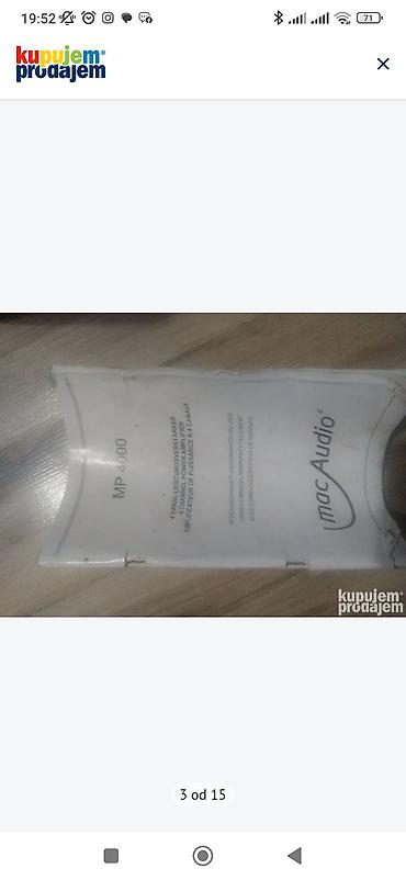 skuteri novi sad: Set auto audio opreme – pojačala i kondenzatori: 1) Mac Audio MPX — 5
