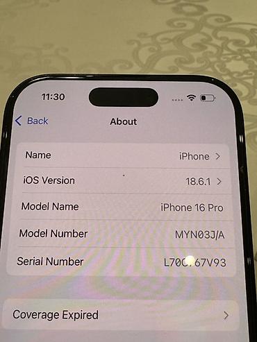 Apple iPhone: IPhone 16 Pro, Б/у, 256 ГБ, Черный, Коробка, 91 % — 3