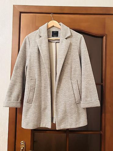 palto zara: Palto, Bershka, XS, S, rəng - Boz — 1