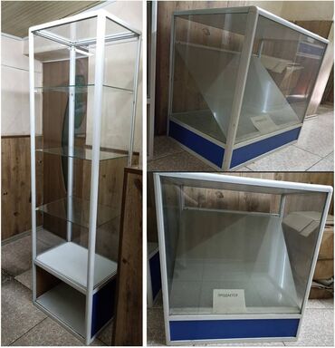 буфет шкаф бу: Витринные шкафы из стекла: 1.Размер высота 2000х400х400 мм. внутри 3