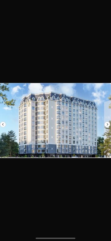 тц бишкек парк: 1 комната, 34 м², Элитка, 12 этаж, ПСО (под самоотделку)
