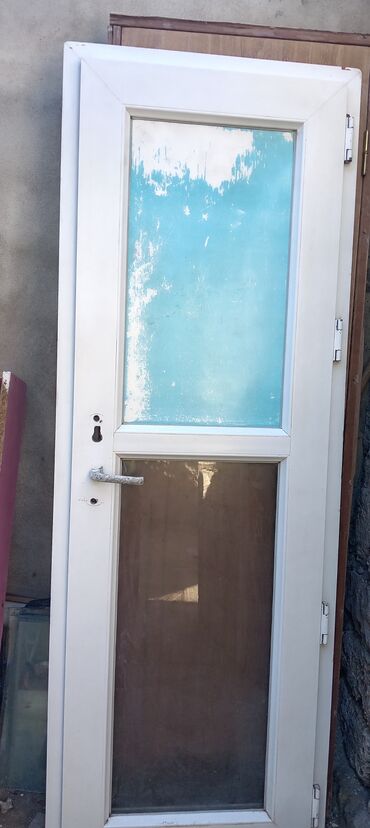 xirdalanda seyf qapilar: Hamam üçün İşlənmiş Plastik qapı 80x200 sm Çərçivə ilə, Zəmanətsiz, Ödənişli çatdırılma