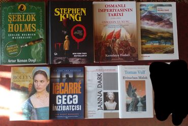 biologiya 7: Sherlok holmes- 20 stephen king- 18 osmanlı- 20 sehrli dağ- 10 anna