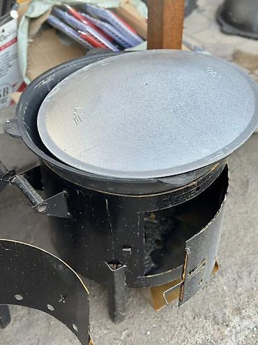 kaz: Казан чугунный с крышкой Davr Metall Объёмы: 4.5 л, 6 л, 8 л, 10 л — 2