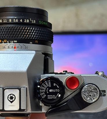 Fotokameralar: Olympus Om-10 Məlumatlar: 1979-cu il istehsal və səliqəli saxlanılıb — 7