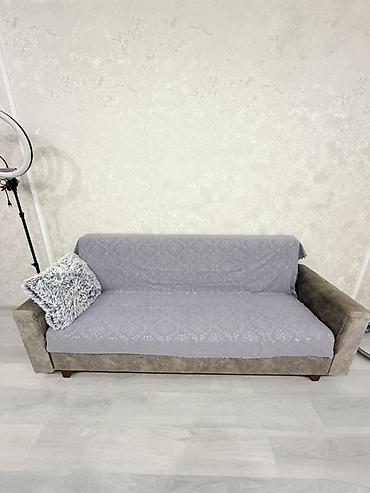 divan alışı: Boz rəngli üçyerlik divan - Dizayn: Minimal və zərif xətlər, qalın — 3