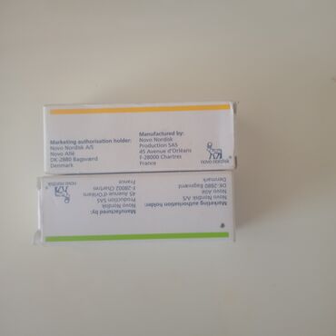 Eşitmə cihazları: Məhsul: Novo Nordisk insulin flakonları - Növlər: - Actrapid 100