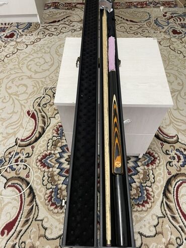 ткань для бильярдного стола: Бильярдный кий в разборном кейсе - Комплект: кий из двух/трёх частей