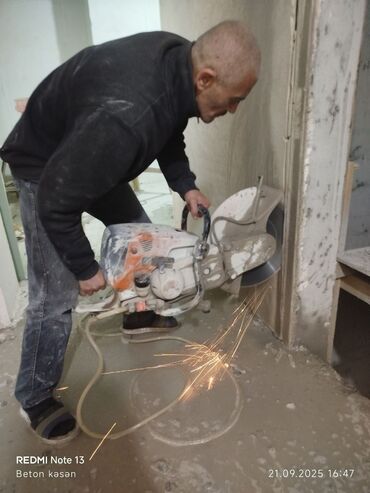 Beton işləri: Beton kəsmə beton deşmə xidməti Karot - HILTI DD 200 / 350 ilə 25 ° — 7