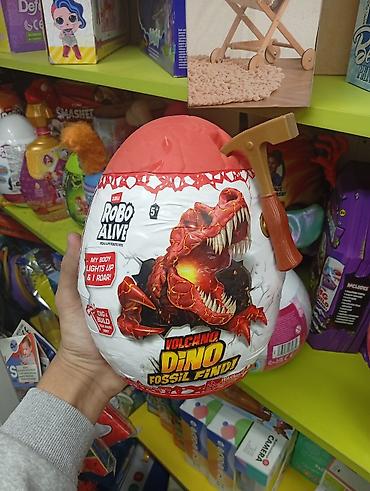 слайм: ZURU Robo Alive Volcano Dino Fossil Find — большой игровой — 1
