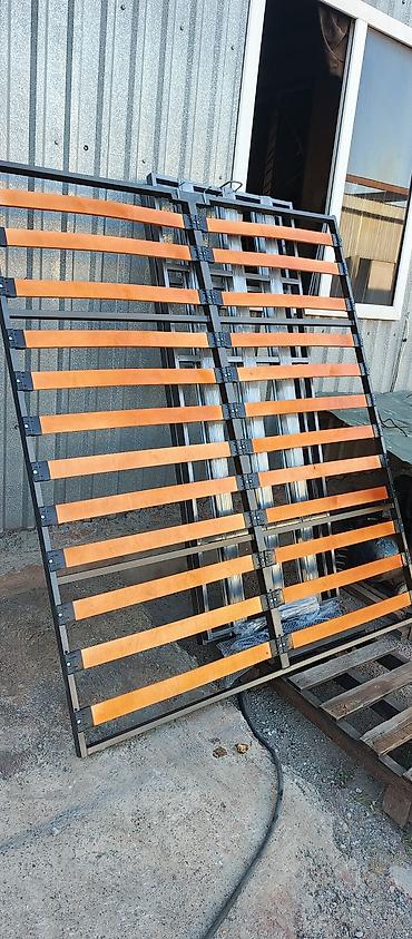 ortopedik matraslar: Metall çarpayı karkası – lamelli ortopedik əsas Məhsul təsviri: - — 1