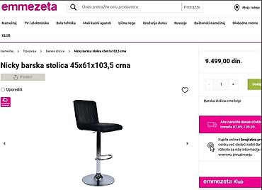 stepenik stolica: Barske - kozmetičke stolice EMMEZETA Nicky/Roma Model Nicky (slike — 6