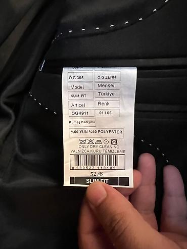 Kostyumlar: YKM firmasının kostyumu satılır. Yenidir. Material 60% yun — 2