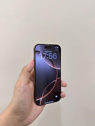 Уюлдук телефондор жана аксессуарлар: IPhone 16 Pro, Колдонулган, 512 ГБ, Desert Titanium, Каптама, Куту, 91 % — 2