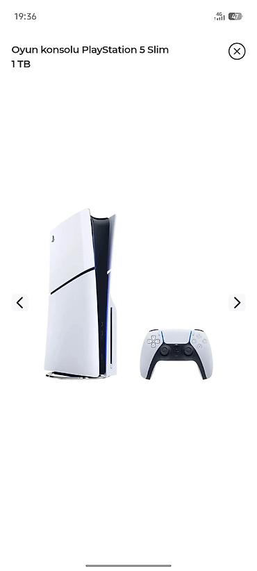 qulaq: PlayStation 5 Slim oyun konsolu – 1 TB - Daha nazik və yığcam korpus — 1