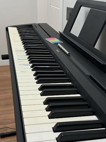 Музыкалык аспаптар: Цифровое пианино Yamaha P-48B Япония оригинал - Полноразмерная — 10