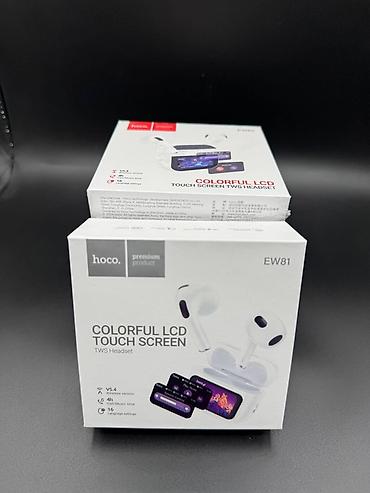 реставрация колонки: Беспроводные наушники hoco. COLORFUL LCD TOUCH SCREEN TWS Headset — 4