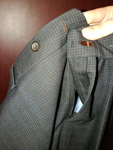 Pencəklər: Kişi dəbli şineli (blazer) – klassik dizayn - Rəng: tünd-boz, xırda — 8