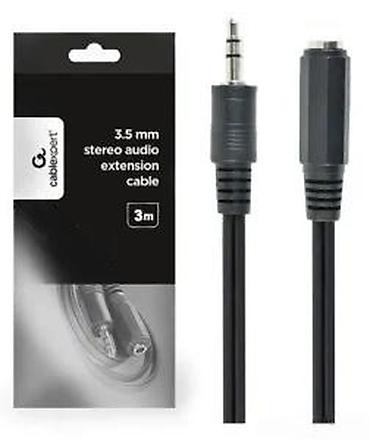 Kablovi za telefone: CabloExpert 3.5 mm stereo produžni audio kabl – 3 m - Tip konektora — 13