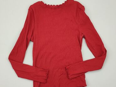 czerwona bluzki z dekoltem: Bluzka Damska, New Look, M, stan - Dobry