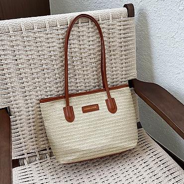 Çantalar: Zərif qadın çantaları 1) Qəhvəyi mini tote - Material: teksturalı — 2