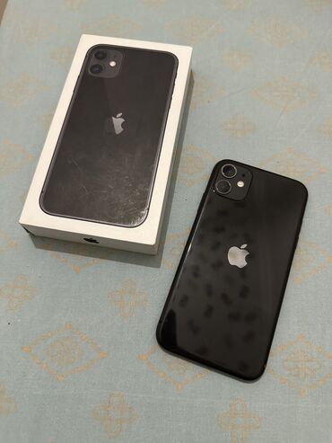 Apple iPhone: IPhone 11, 64 ГБ, Черный, Face ID, С документами