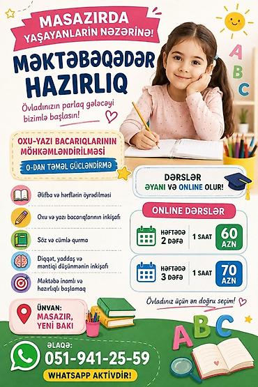 onlayn rus dili kursu: Məktəbəqədər və ibtidai sinif hazırlığı — 1