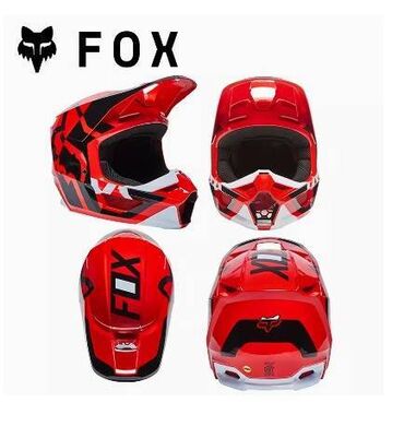 Мотоэкипировка: Шлема American FOX, внедорожные шлемы V1, магнитные козырьки для