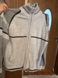 женские кашемировые кофты: Как новый мужской свитер на замке.Производство Турция.Размер