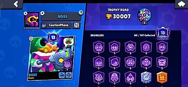 oyun kart: Brawl Stars hesabı – yüksək göstəricilər və zəngin kolleksiya - Kupa — 2