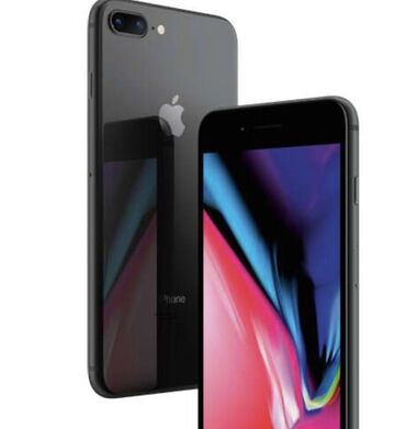 Apple iPhone: IPhone 8 Plus, Б/у, 64 ГБ, Черный, Чехол, 78 %