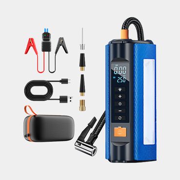 посадка машины: Компрессор для накачки колес 3 в 1 (Jump Starter Пусковое зарядное