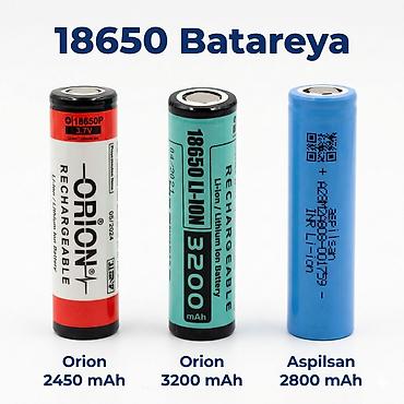 scooter bataryası: 18650 Li-ion yüksək cərəyanlı orijinal batareyalar. Bu 18650 tipli — 1