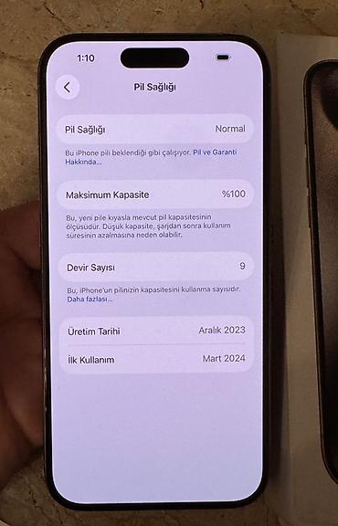 IPhone 15 Pro, 128 GB, Natural Titanium