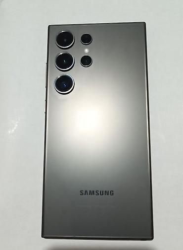 Samsung Galaxy S24 Ultra, Б/у, 256 ГБ, цвет - Серый, 2 SIM