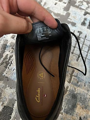 Мужская обувь: Мужские туфли, 44, Clarks, Новый, цвет - Черный, Самовывоз — 4
