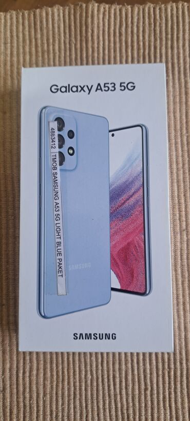 Electronics: Samsung Galaxy A53 5G, 128 GB, color - Light blue, Dual SIM cards