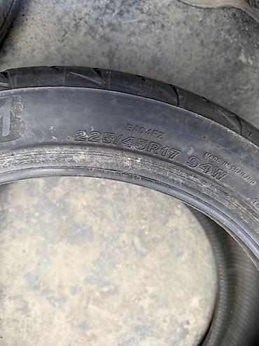 реакция: Пара летних шин Bridgestone 225/45 R17 94W - Производитель — 3