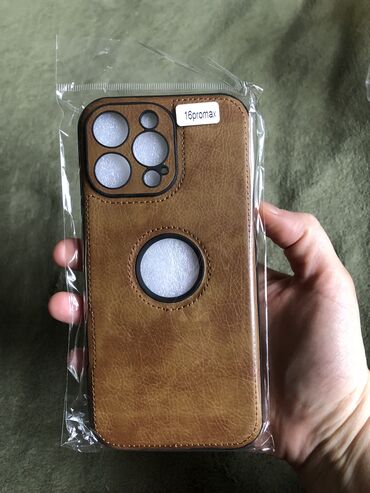 Kabrolar: Iphone 16 Pro Max üçün klasssik dizayna malik olan süni dəridən kobura — 8