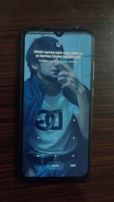 redmi note 9 qiymeti: Xiaomi Redmi Note 8, 64 GB, rəng - Göy, 
 Barmaq izi, Face ID