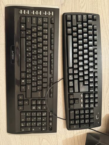 беспроводные клавиатура и мышь: Продаю клавиатуру и мышь в комплекте. Оба в отличном состоянии. 2я
